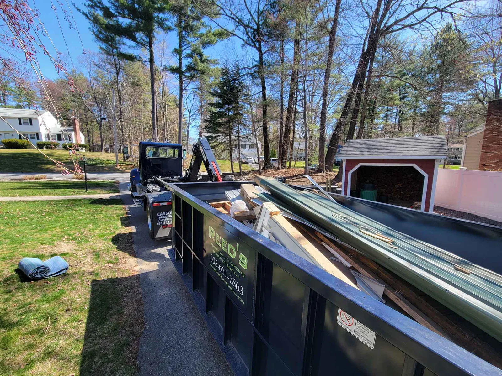 work photo from reedsdumpsters.com