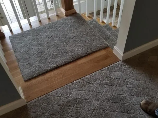 Carpet transition in Berlin, NH from ADF Flooring LLC
