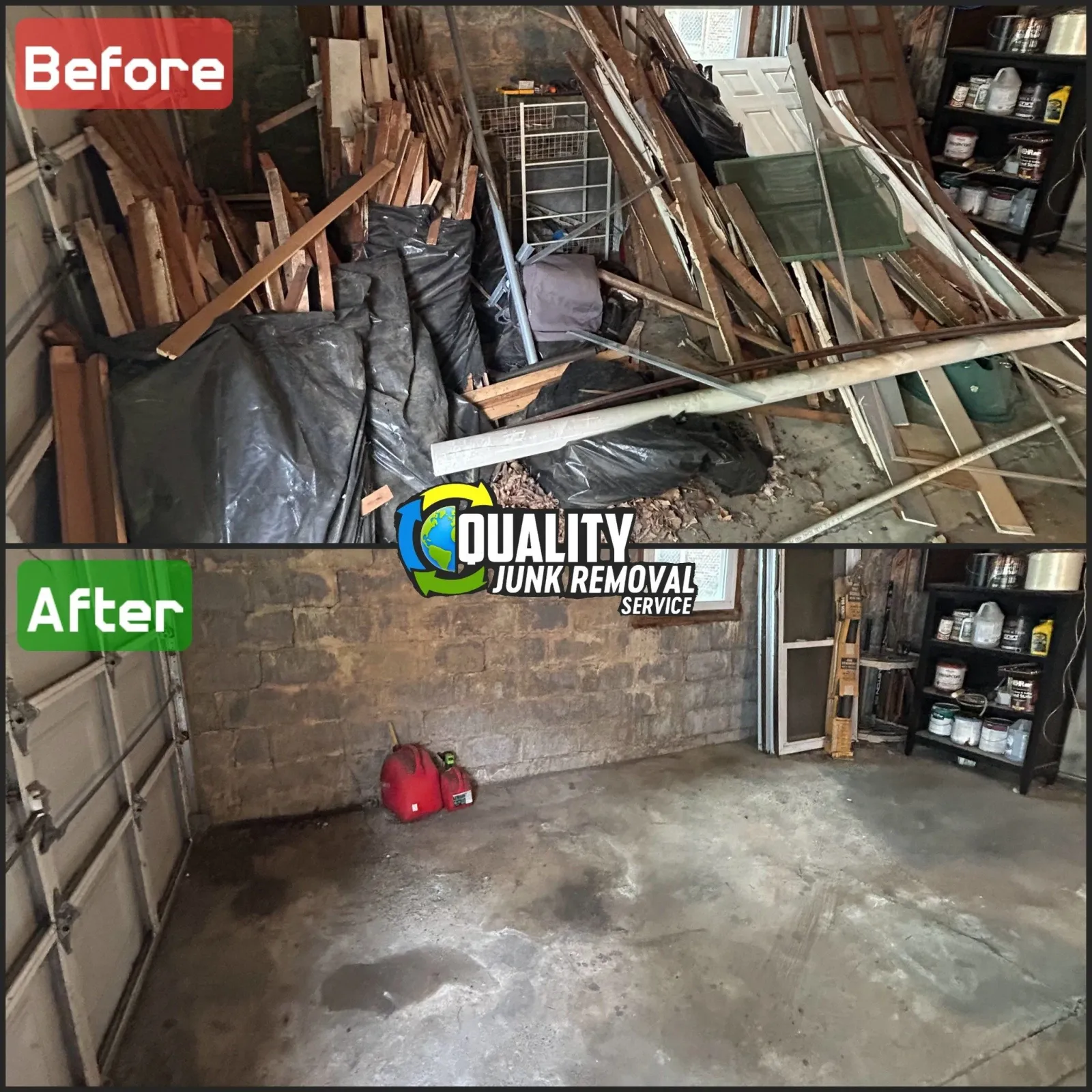 work photo from qualityjunkremovals.com