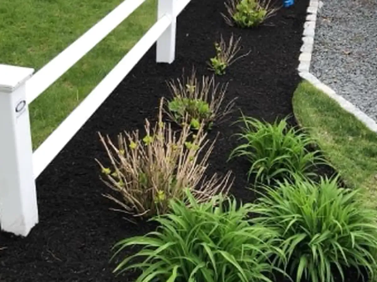 Landscape installation in South Yarmouth, MA