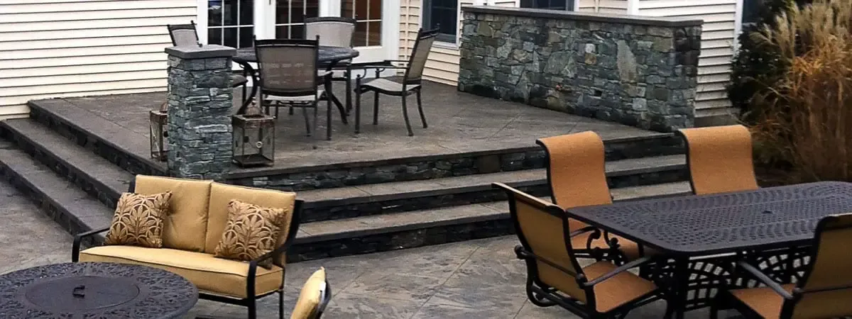 stone patio foundation repair – Set in Stone of New England - Masonry Services