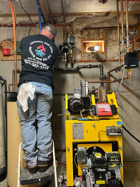 New boiler install in progress.