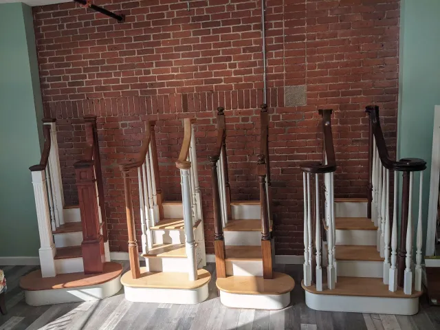 Hardwood stairs