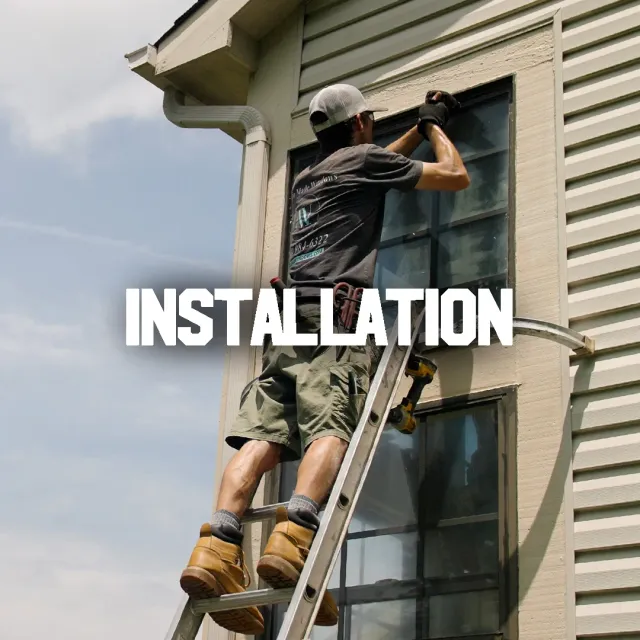 Virtual view windows doing window installation