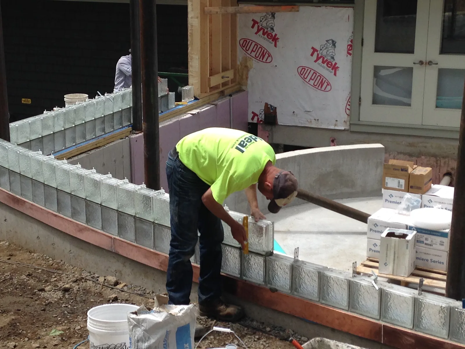 Exterior project in progress