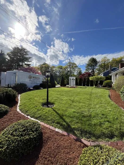 Welch Landscaping project — South Shore lawn care and landscape construction