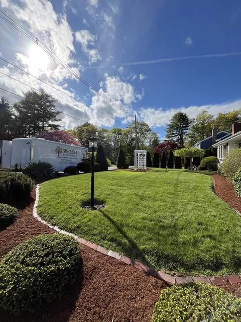 Welch Landscaping project — South Shore lawn care and landscape construction
