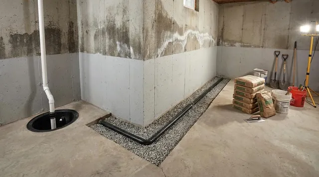 Drainage Channel Installation