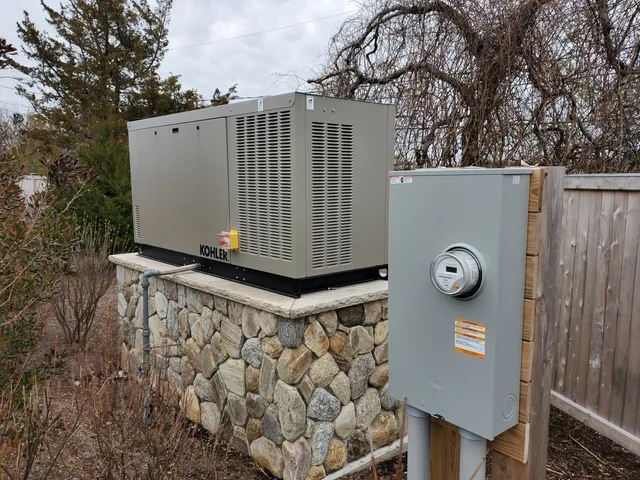 Cape & Islands Generator work photo