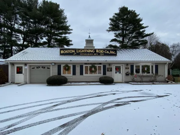 Boston Lightning Rod office, where we ensure your safety in Dedham, MA
