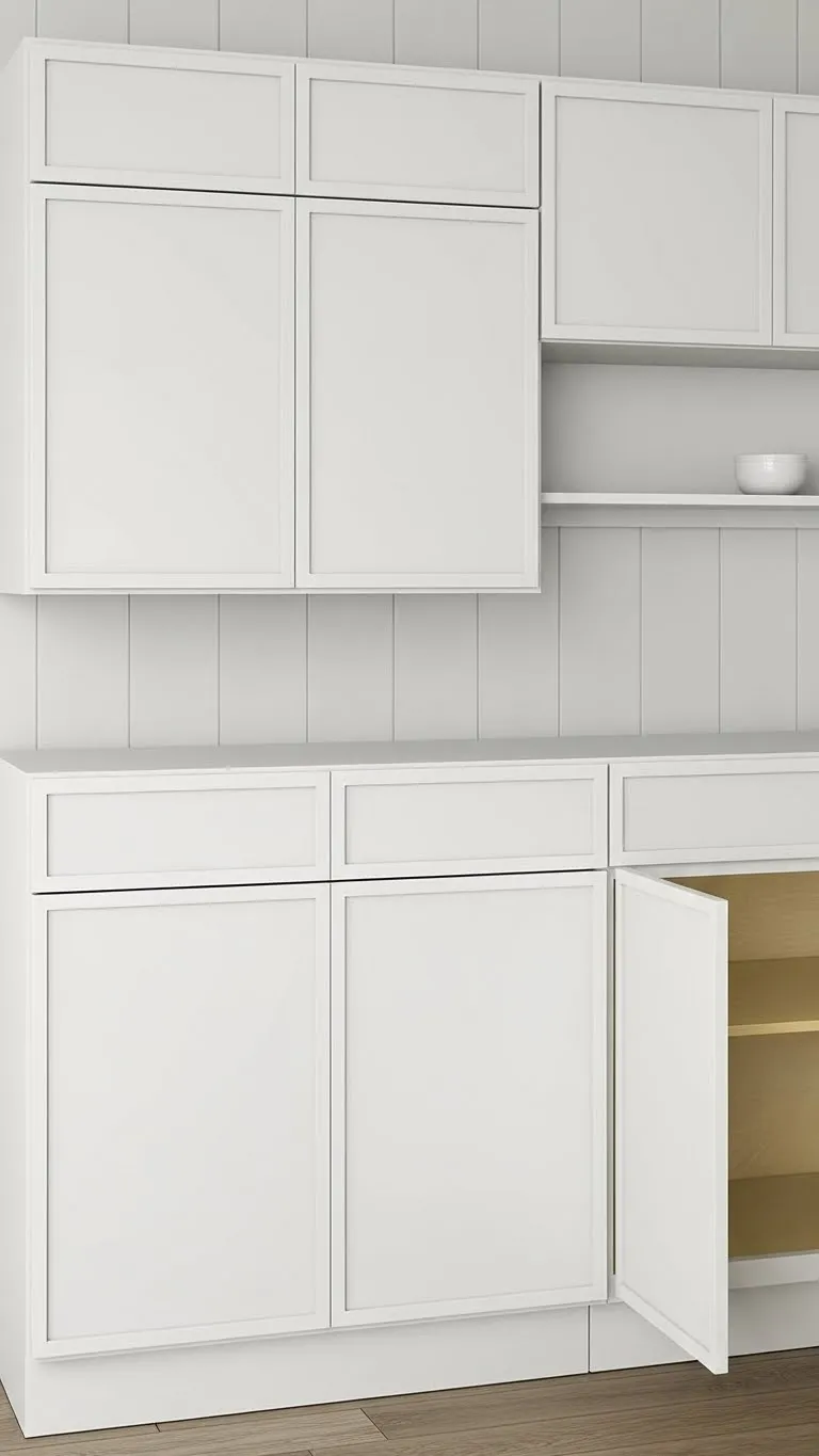 Essentials stock kitchen cabinets