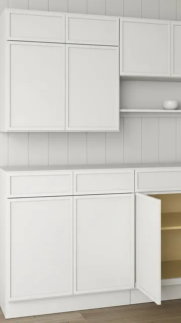 Essentials stock kitchen cabinets
