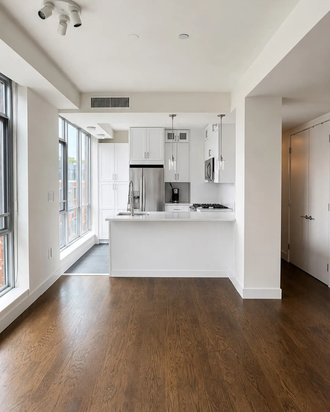 Open-Concept Kitchen Renovation with Peninsula Seating | Boston, MA