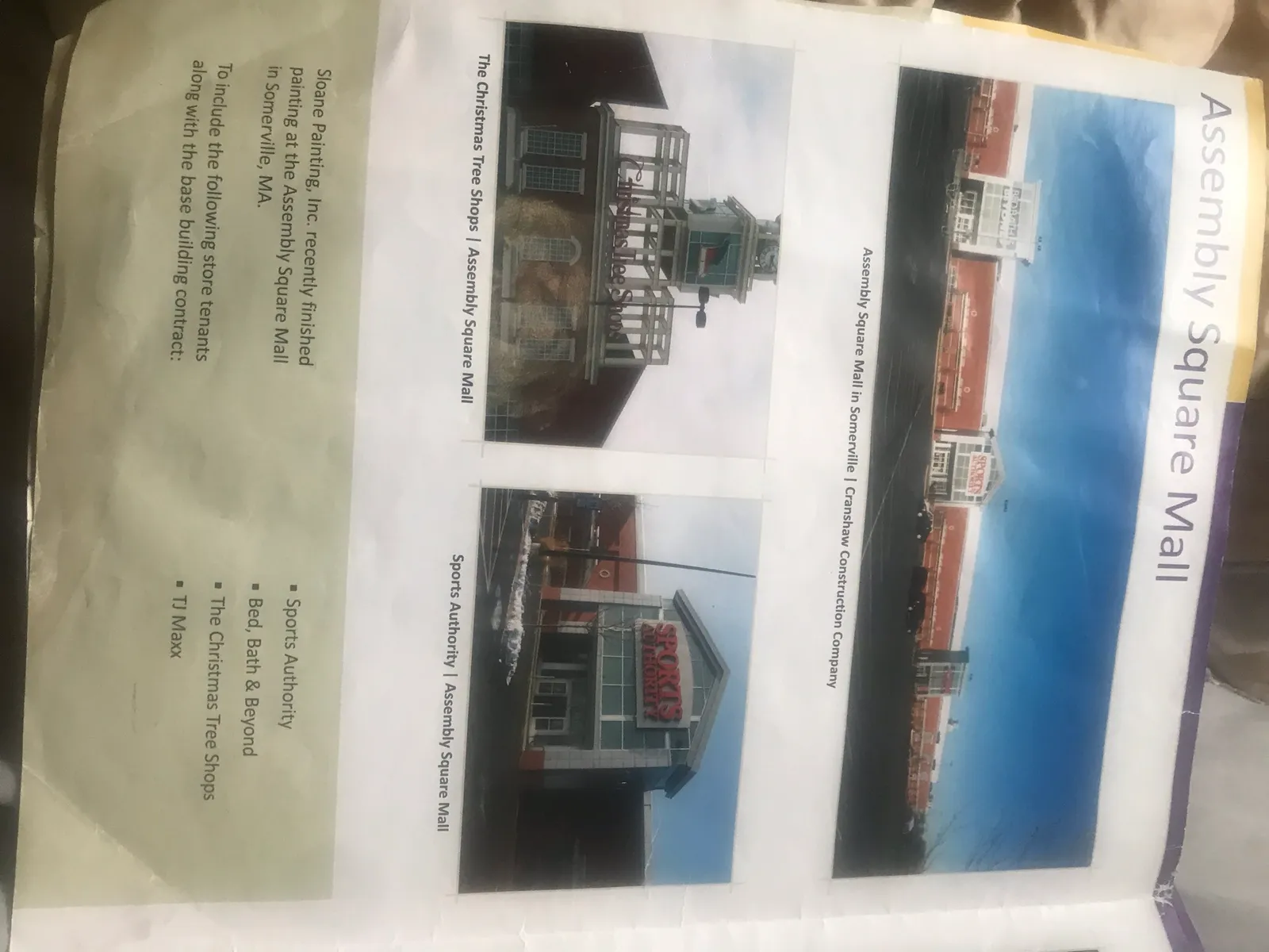 work photo from Google listing