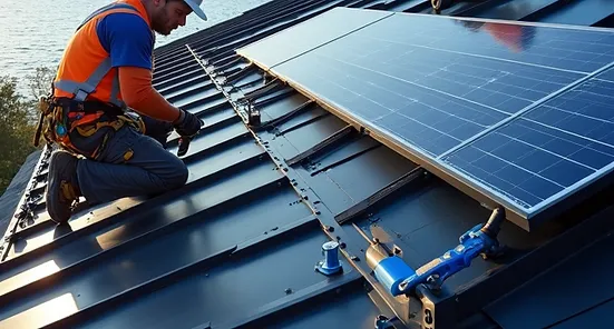 Residential Metal Roof Installation