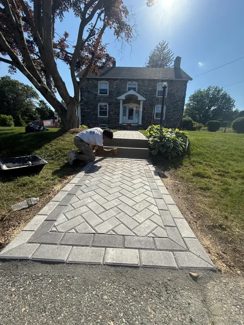 V Masonry Irrigation corp work photo