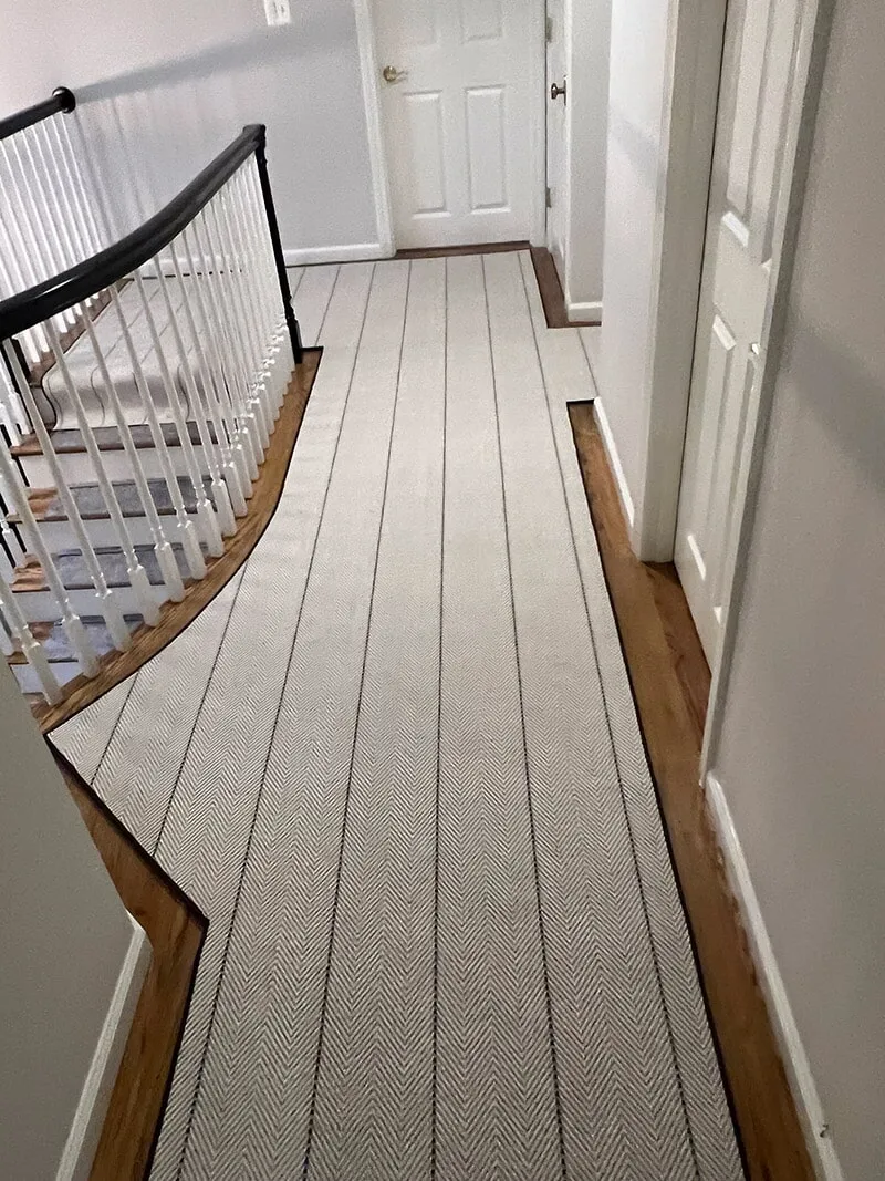 Residential carpet stair work in Framingham, MA from Framingham Carpet Center