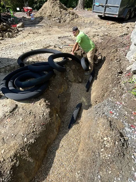 Stupak Excavation & Yard Drainage Solutions Middlebury CT work photo