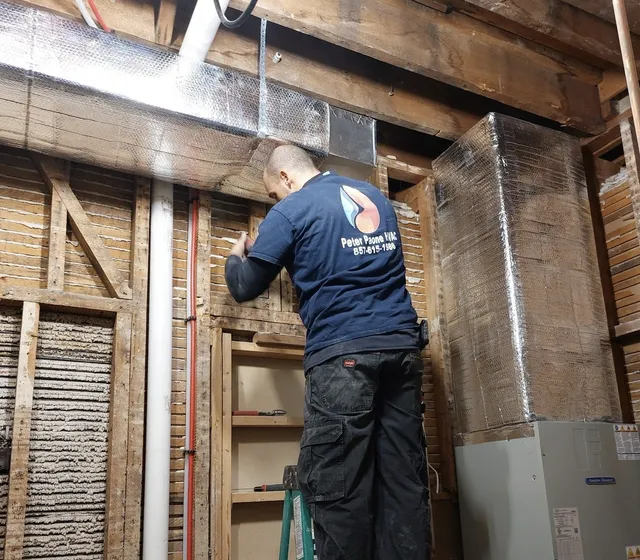 work photo from peterpaonehvac.com