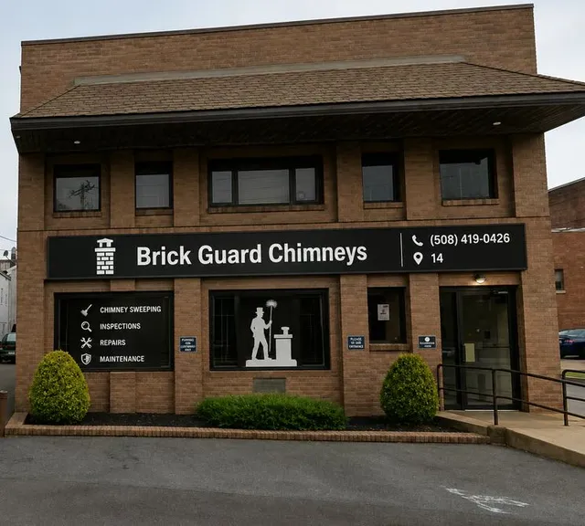 Brick Guard Chimneys work photo