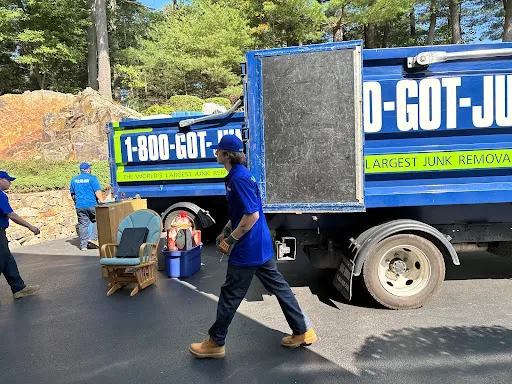 1-800-GOT-JUNK? Nashua Metro work photo