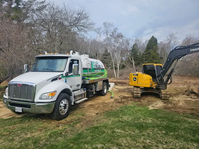 A+ Plus Septic Truck with Excavator