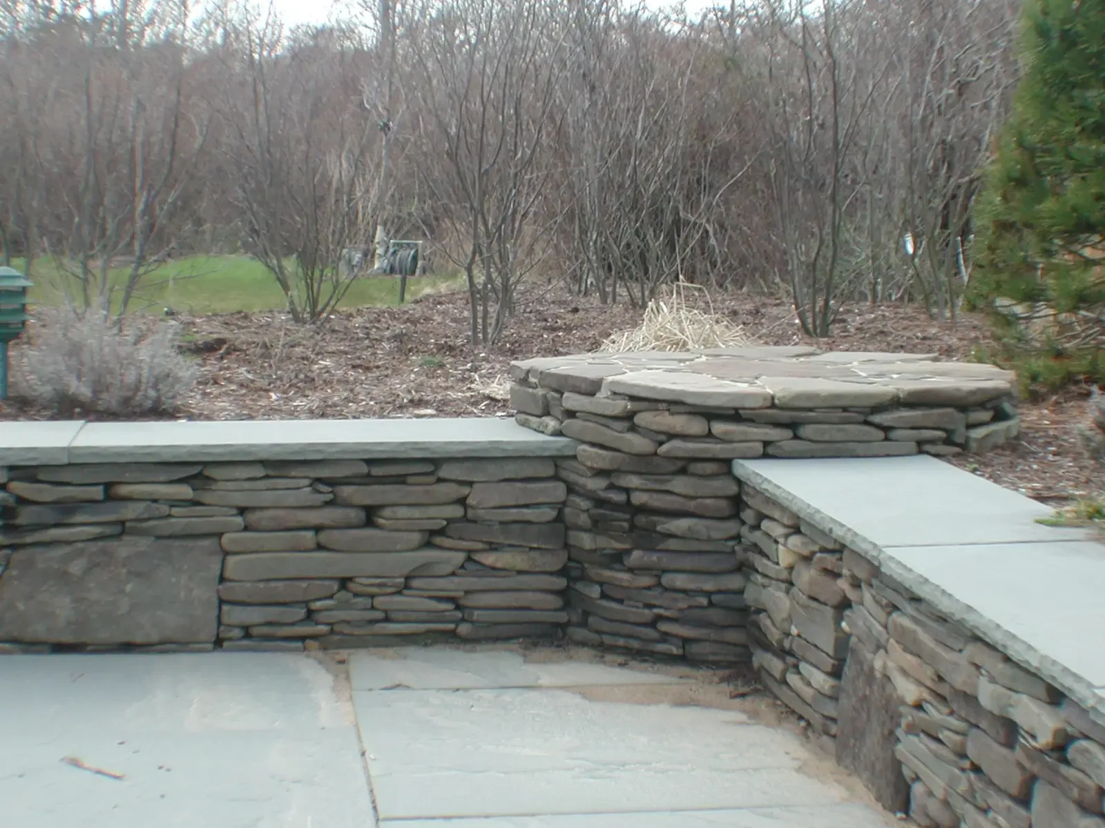 Completed landscape architecture project