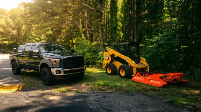 Commercial brush clearing and property maintenance