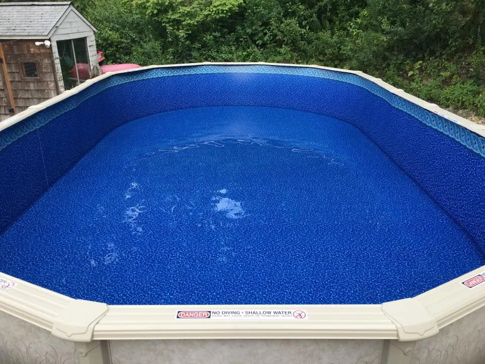 work photo from davesabovegroundpools.com