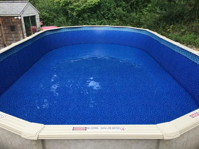 work photo from davesabovegroundpools.com