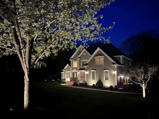 Landscape lighting project