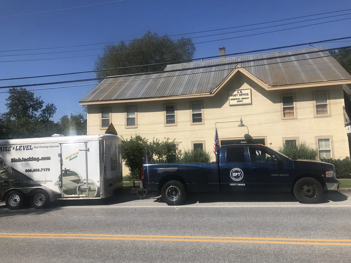 Slab Raising for Post Office – Warner, NH