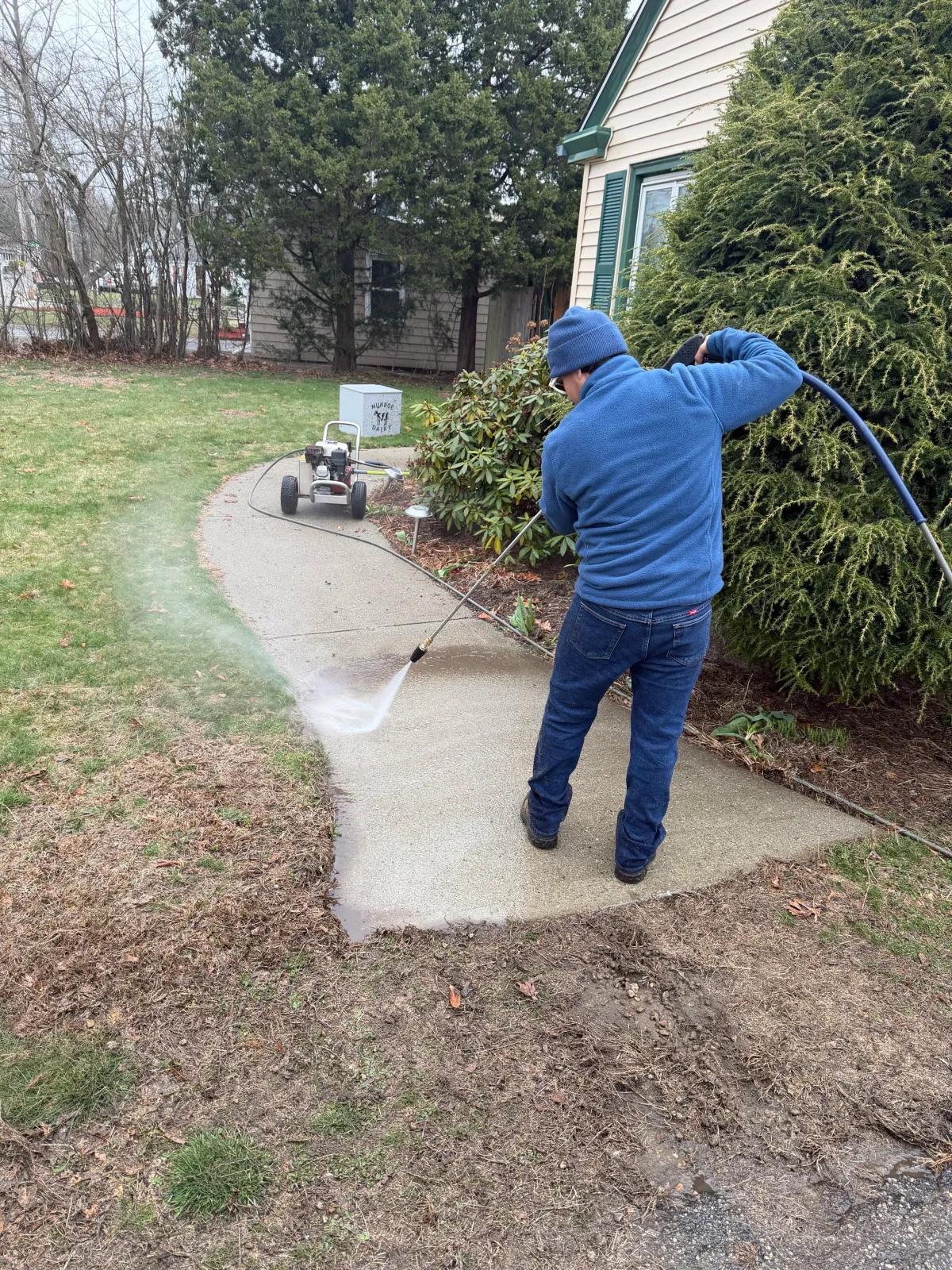 Power Washing Walkway
