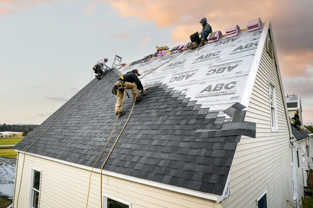 Vermont Construction Company Roofing Division work photo