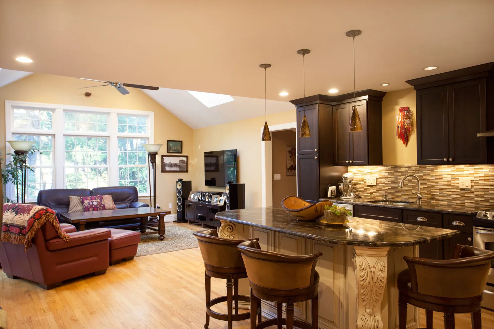 kitchen remodel and family room addition