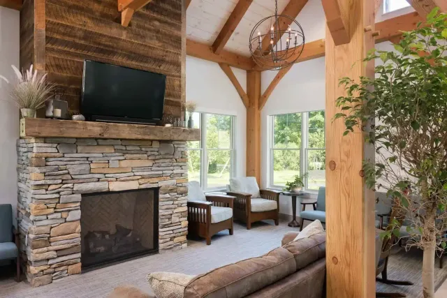 The interior space of Saco River dentistry