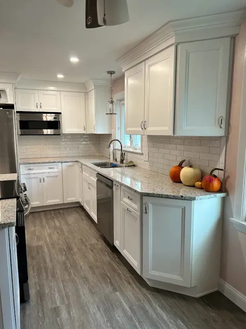 oven in a kitchen