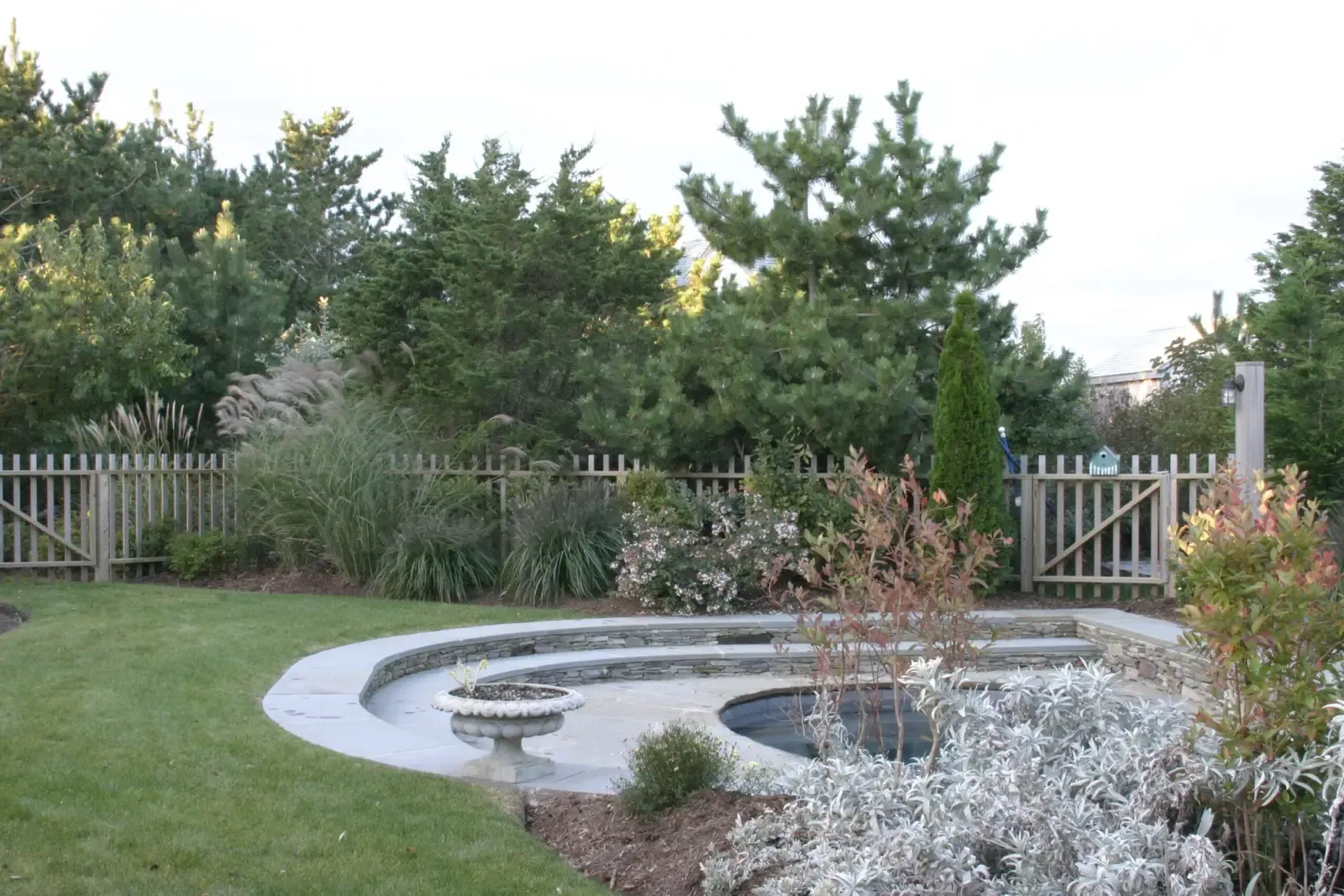 Completed landscape architecture project