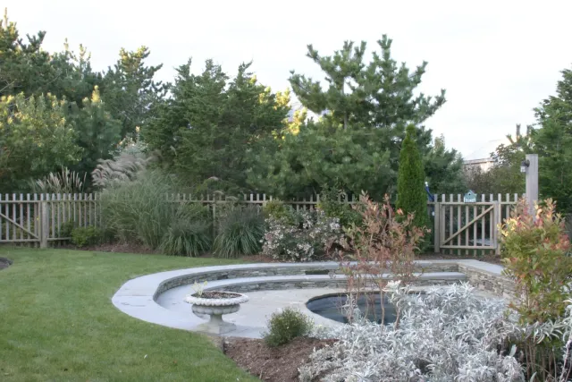 Completed landscape architecture project