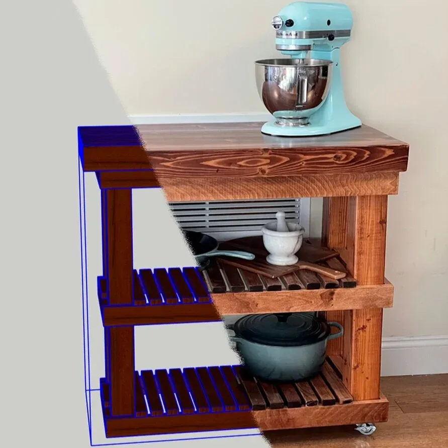 Mobile Kitchen Cart