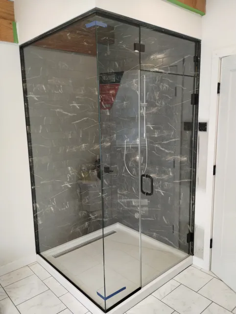 Shower Glass of Central Mass work photo