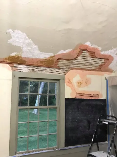 Thomas Lee House Plaster Restoration Progress