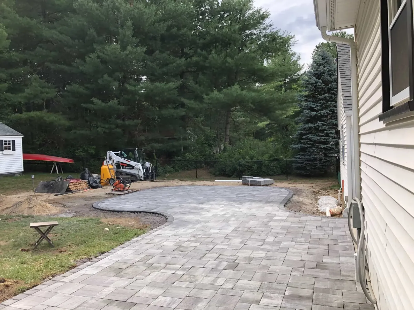 New Hampshire Paver Patio and Walkway Installation