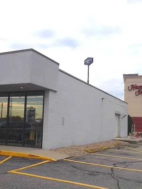 BEFORE: Sherwin-Williams building in Chicopee, Massachusetts