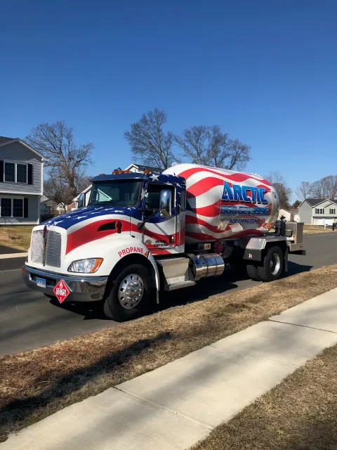 Arctic Oil Delivery Truck
