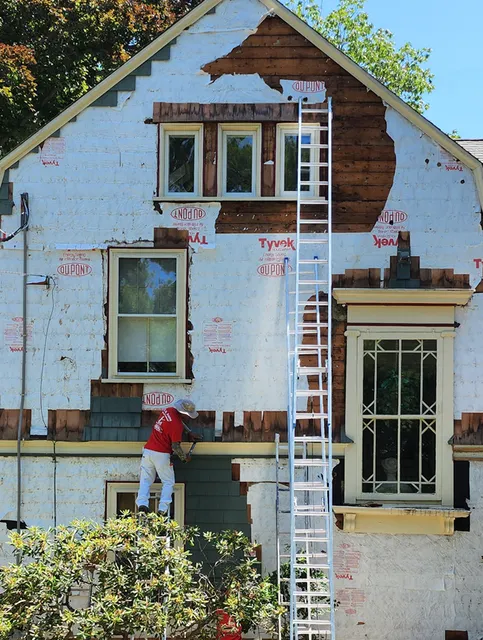 After house repainting