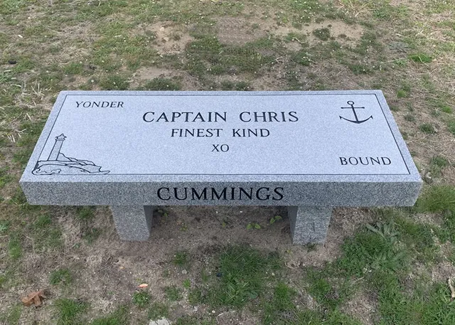 engraved-cemetery-bench-cape-cod-custom