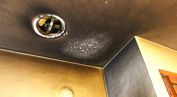 Fire Damaged Ceiling