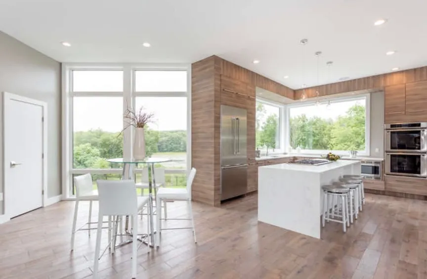 Where modern architecture meets everyday living.

Warm wood cabinetry, expansive glass, a waterfall island, and an open floor plan designed to bring people together. Every detail was thoughtfully executed to create a home that feels as good as it looks.

Built to last. Built for generations.

#EchelonBuilders #BuildingForGenerations #ModernKitchen #LuxuryHome #CustomHome