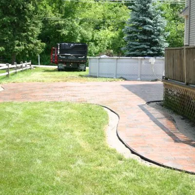 Large Brick Patio